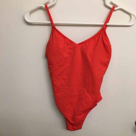j crew red one piece swimsuit